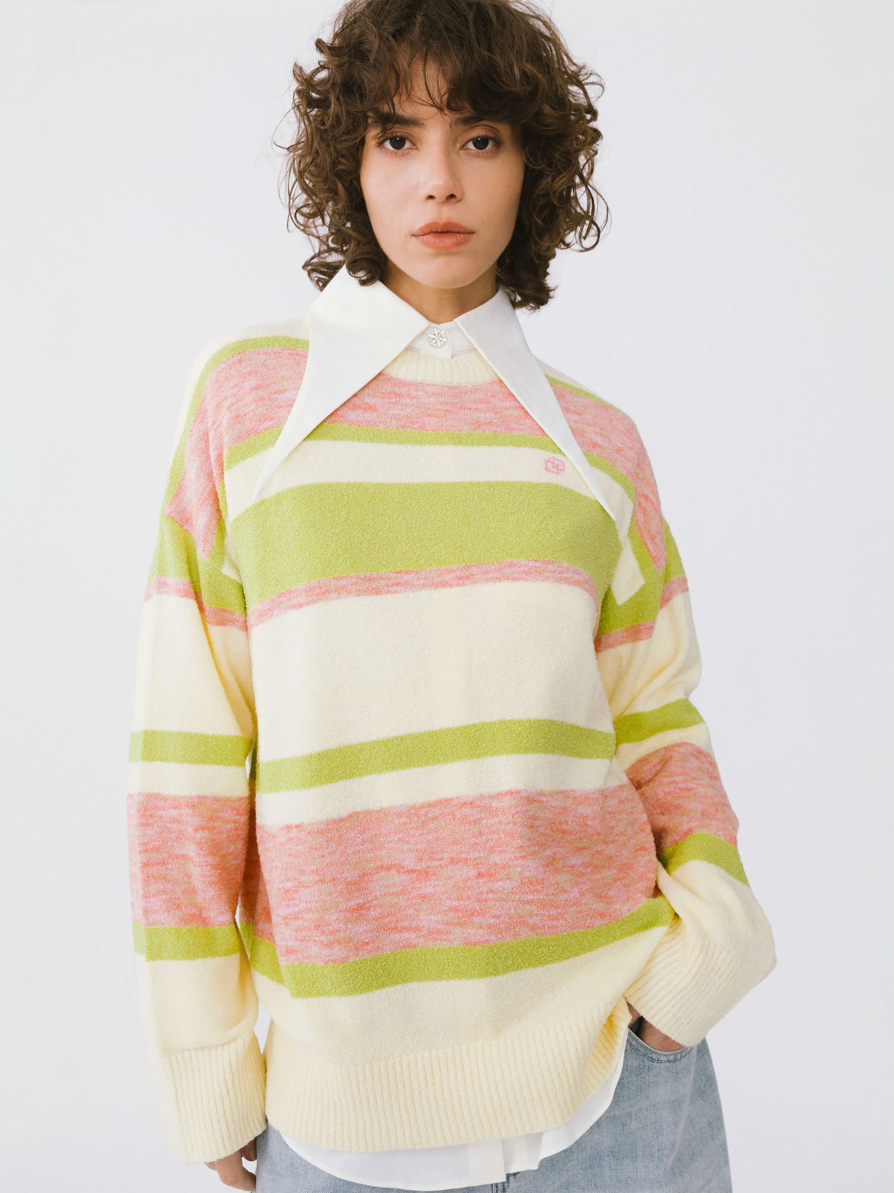 Striped Knit Sweater