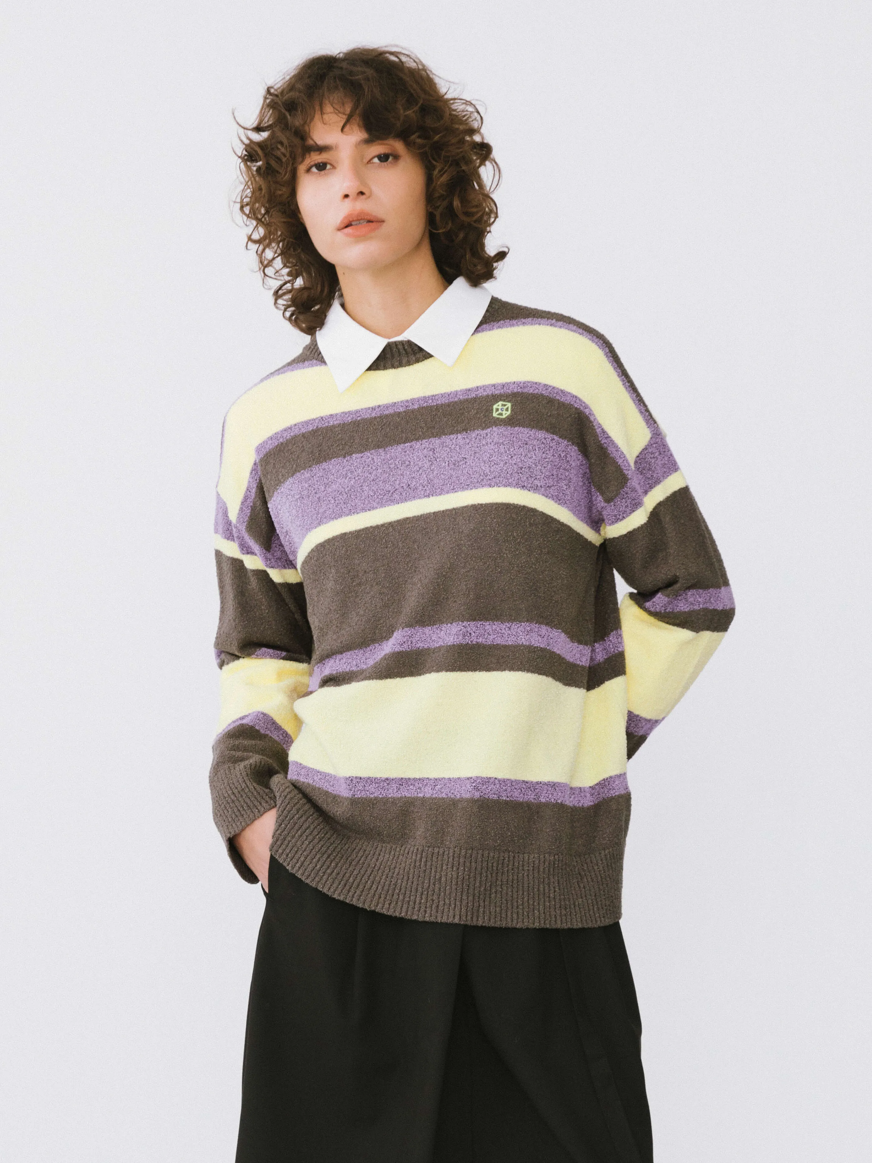 Striped Knit Sweater