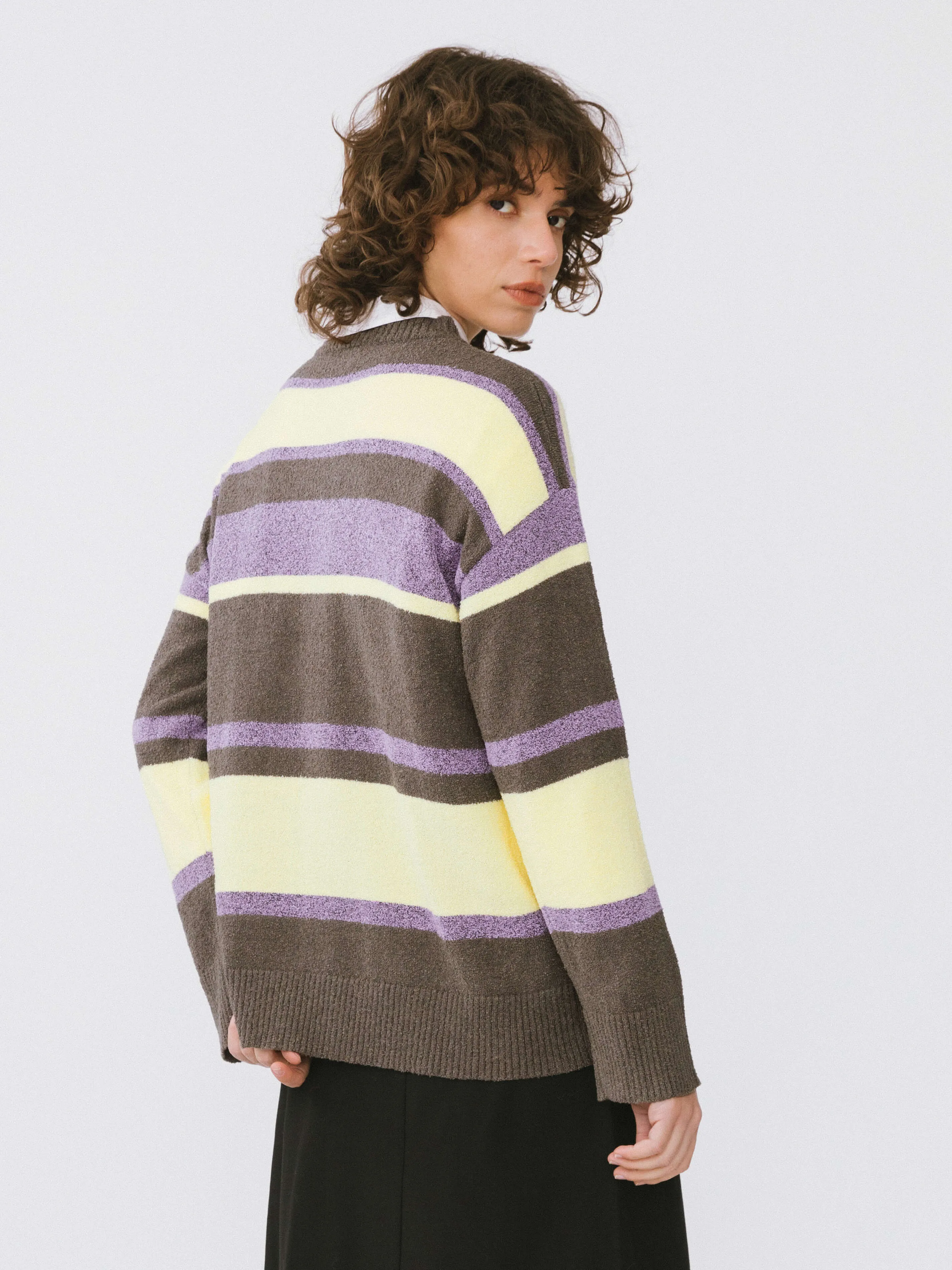 Striped Knit Sweater