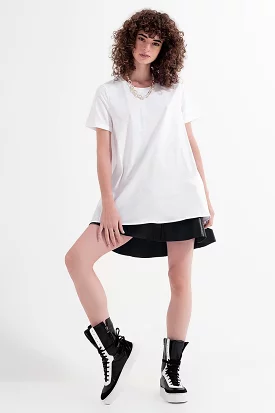 T-Shirt Dress in White