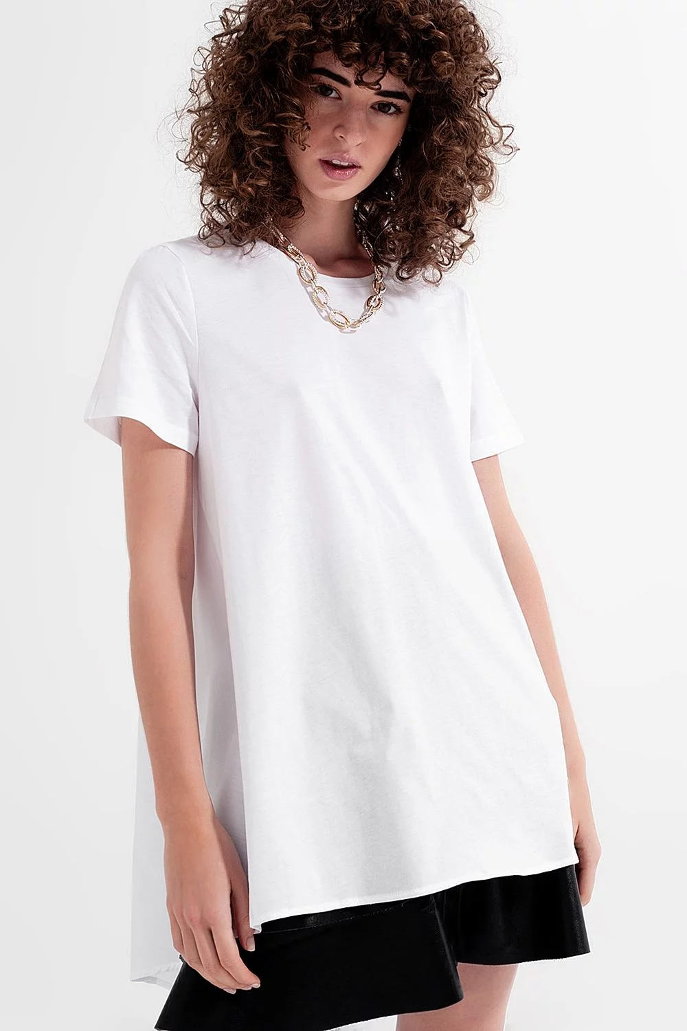 T-Shirt Dress in White