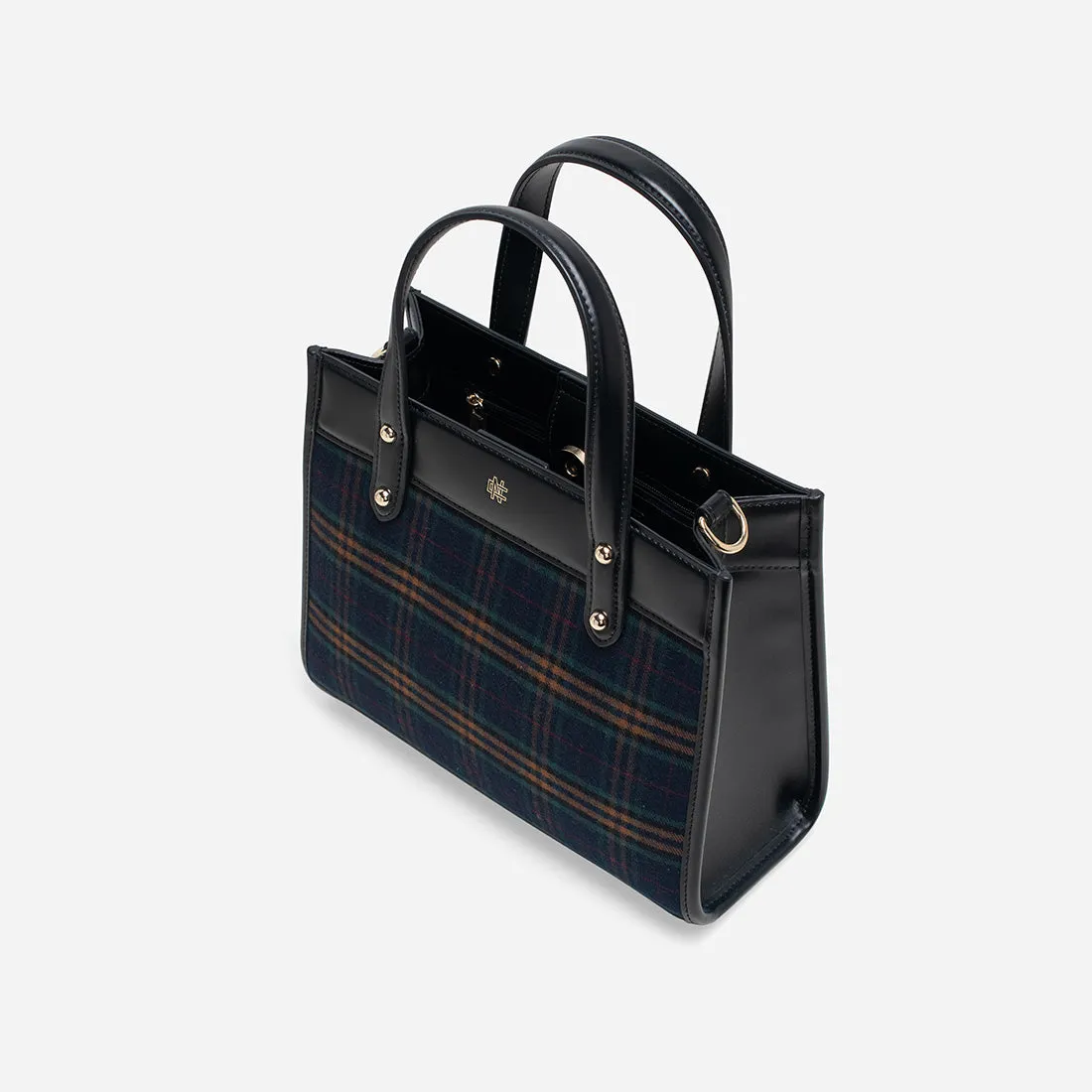 Theodora Mini Tartan Tote Bag