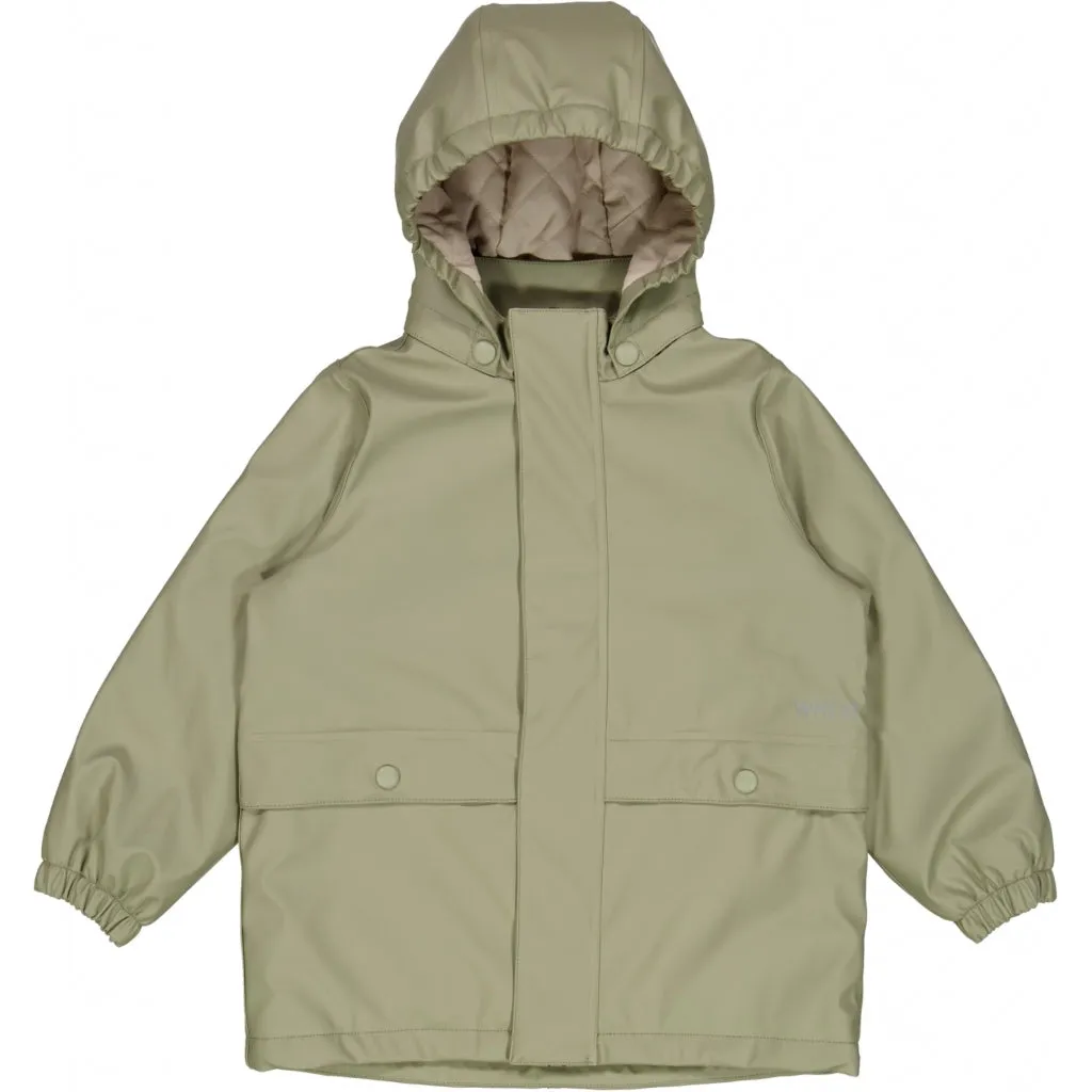 Thermo Rain Coat Ajo - dried sage