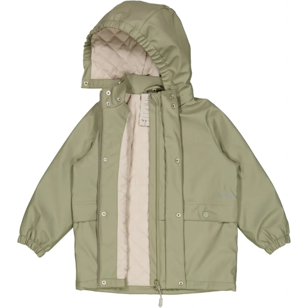 Thermo Rain Coat Ajo - dried sage