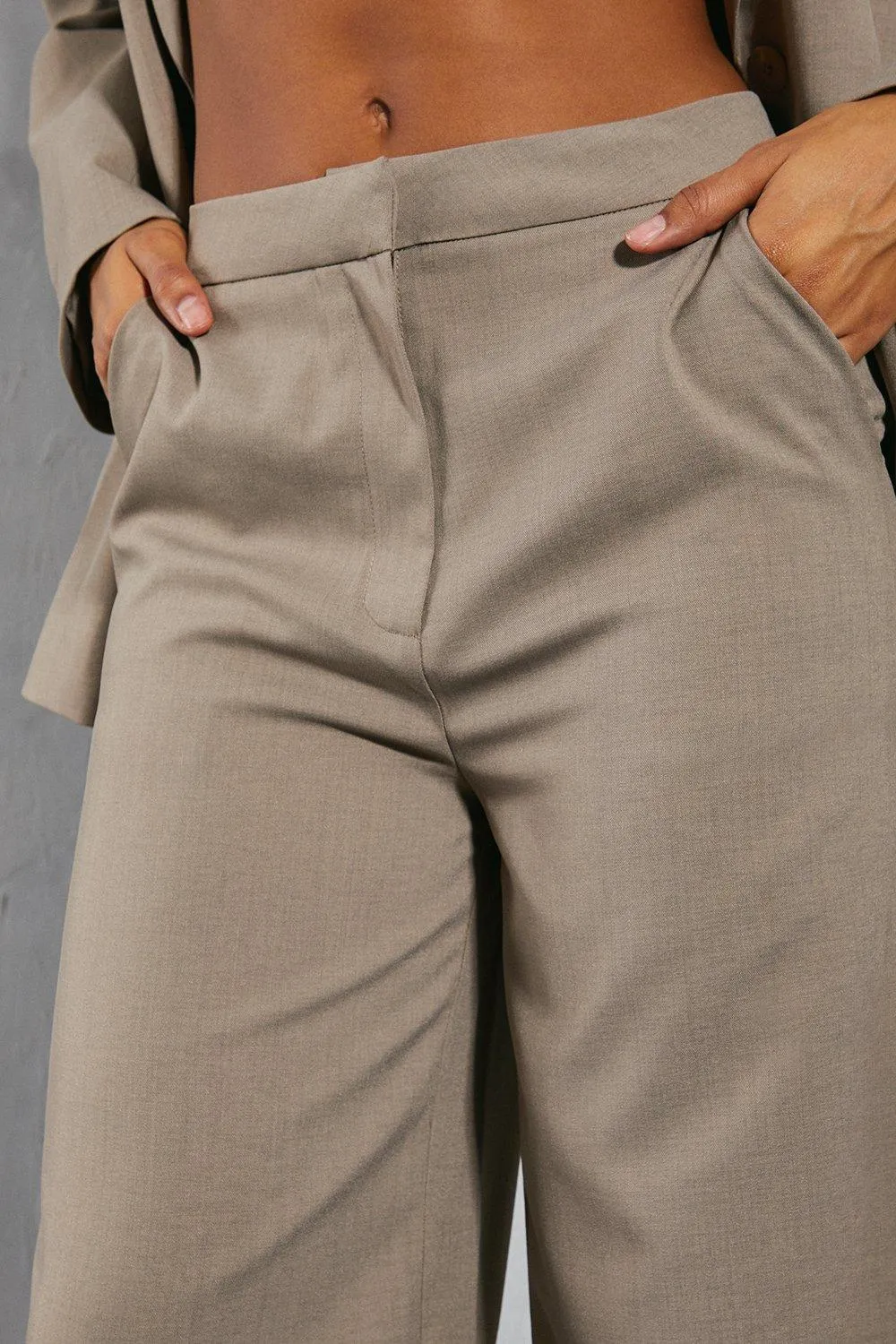 Trousers | Tailored Wide Leg Trousers | MissPap