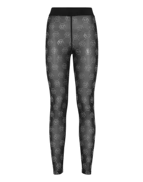 Tulle  Leggings Strass Monogram