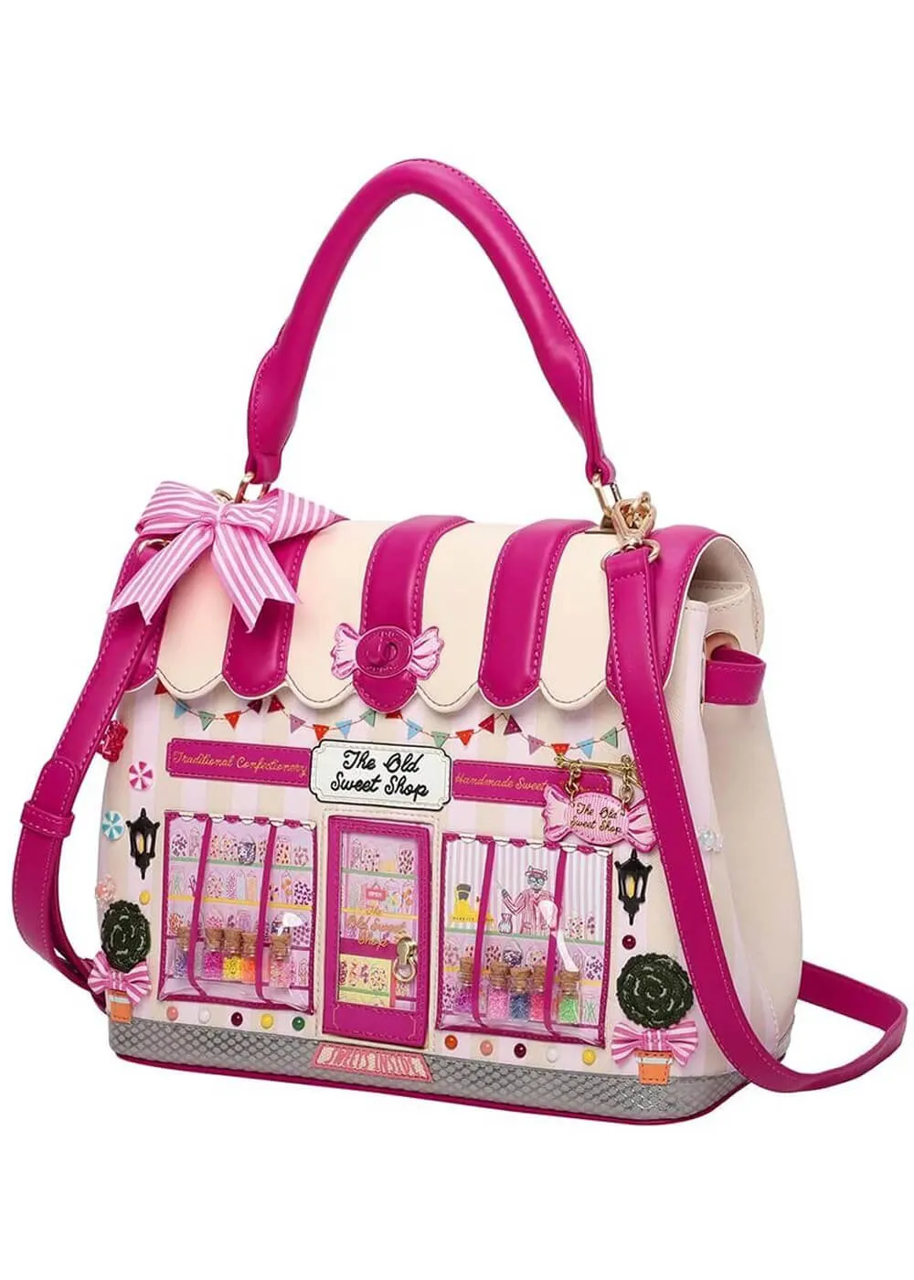 Vendula London The Old Sweet Shop Grace Bag Pink