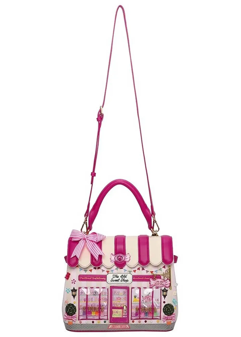 Vendula London The Old Sweet Shop Grace Bag Pink