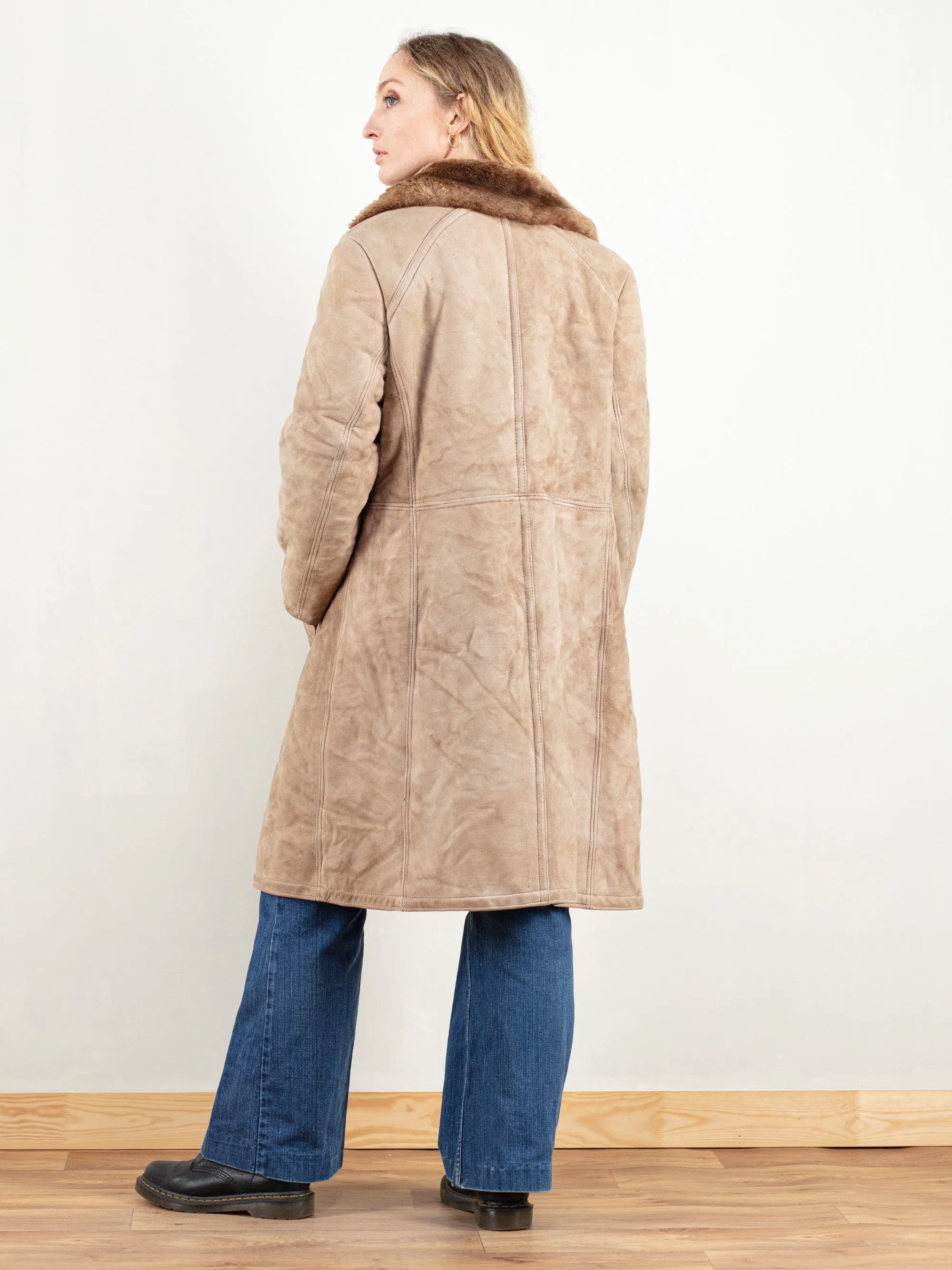 Vintage 70's Shearling Women Coat