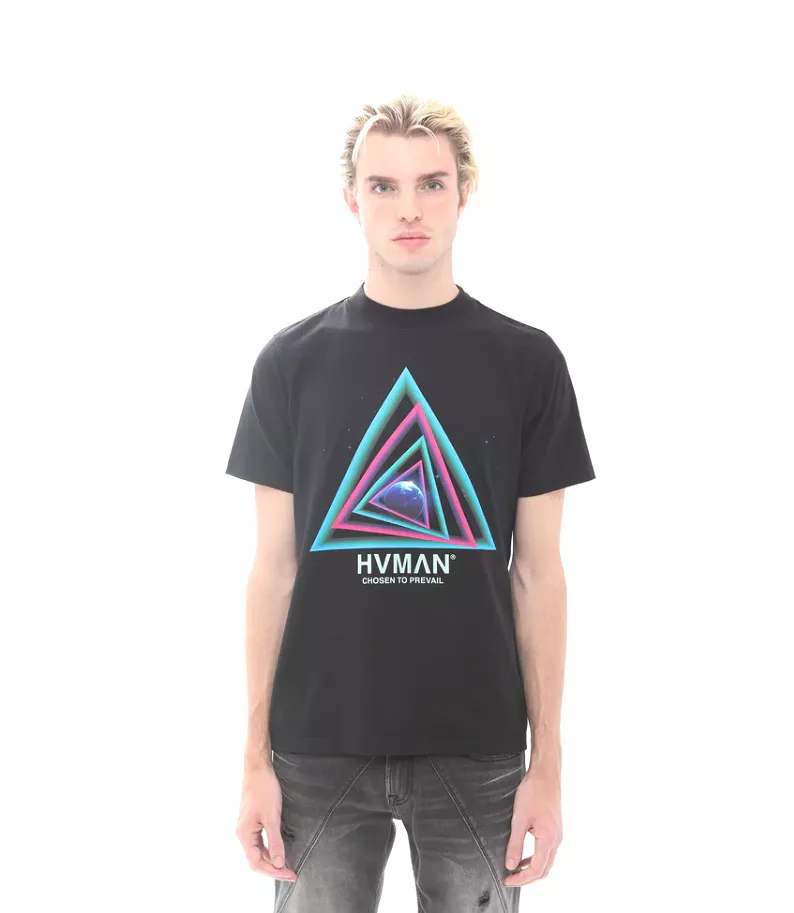 Warp Speed Tee (Blk/Multi) /D16