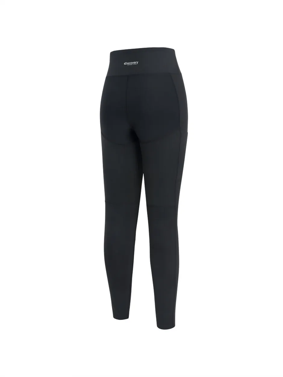 [WMS] Woven Hybrid Leggings Black