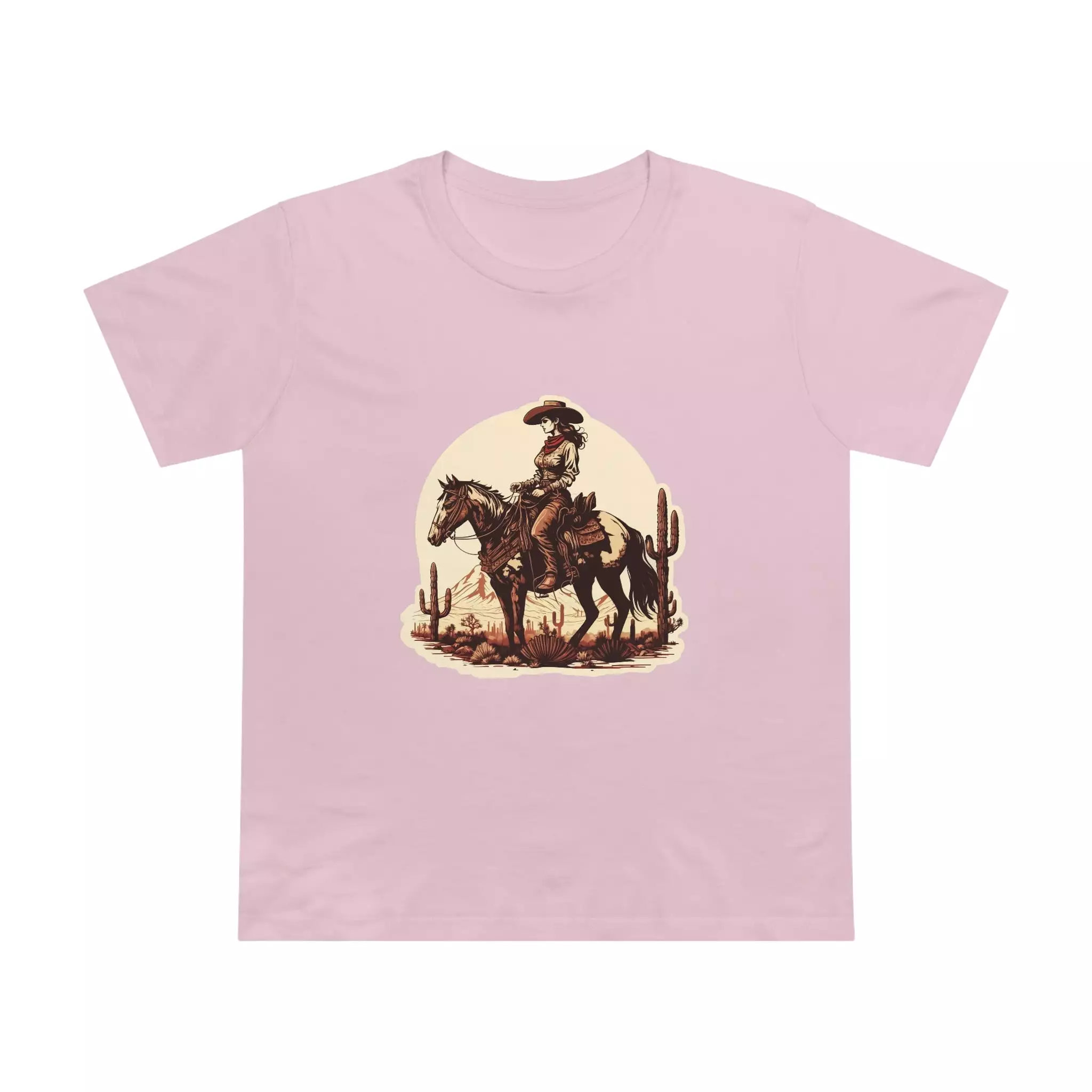 Women’s Western Cowgirl crew neck t-shirt